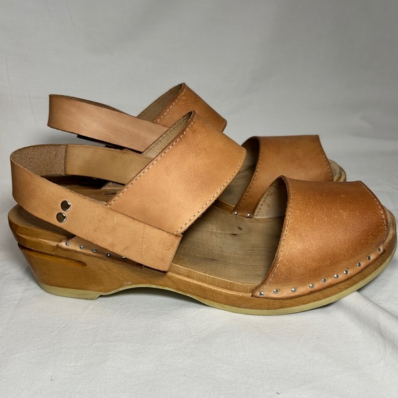 Troentorp Karin Clogs – Nude Leather – Size 42 (Women’s 12) - Picture 6 of 13